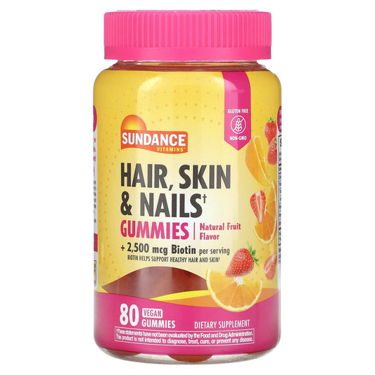 Sundance Hair - Skin & Nails Gummies, 80 Tabs Nails Pasteur Pharmacy