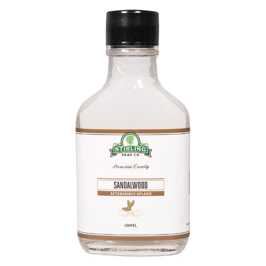 Stirling Soap Co. Sandalwood Shaving Collection Shaving Set Pasteur Pharmacy Aftershave Splash 3.3oz