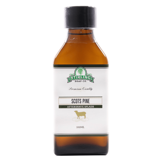 Stirling Soap Co. Scots Pine Shaving Collection Shaving Set Pasteur Pharmacy Aftershave Splash 3.3oz