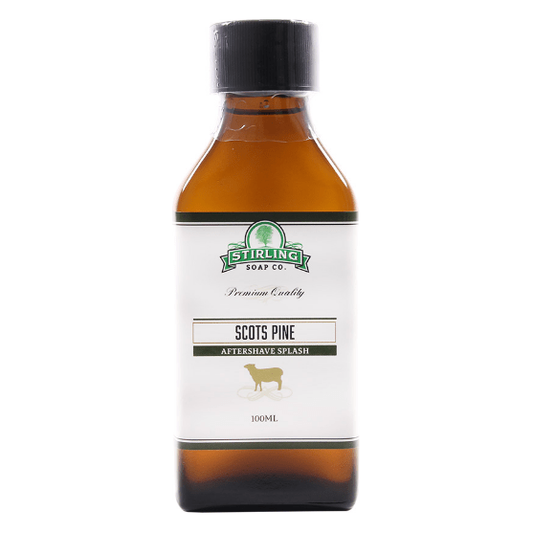 Stirling Soap Co. Scots Pine Shaving Collection Shaving Set Pasteur Pharmacy Aftershave Splash 3.3oz