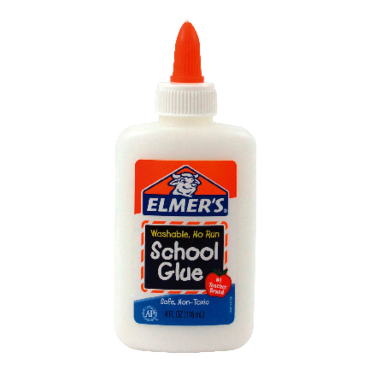 Elmer's Washable, No Run School Glue, 4 Fl Oz
