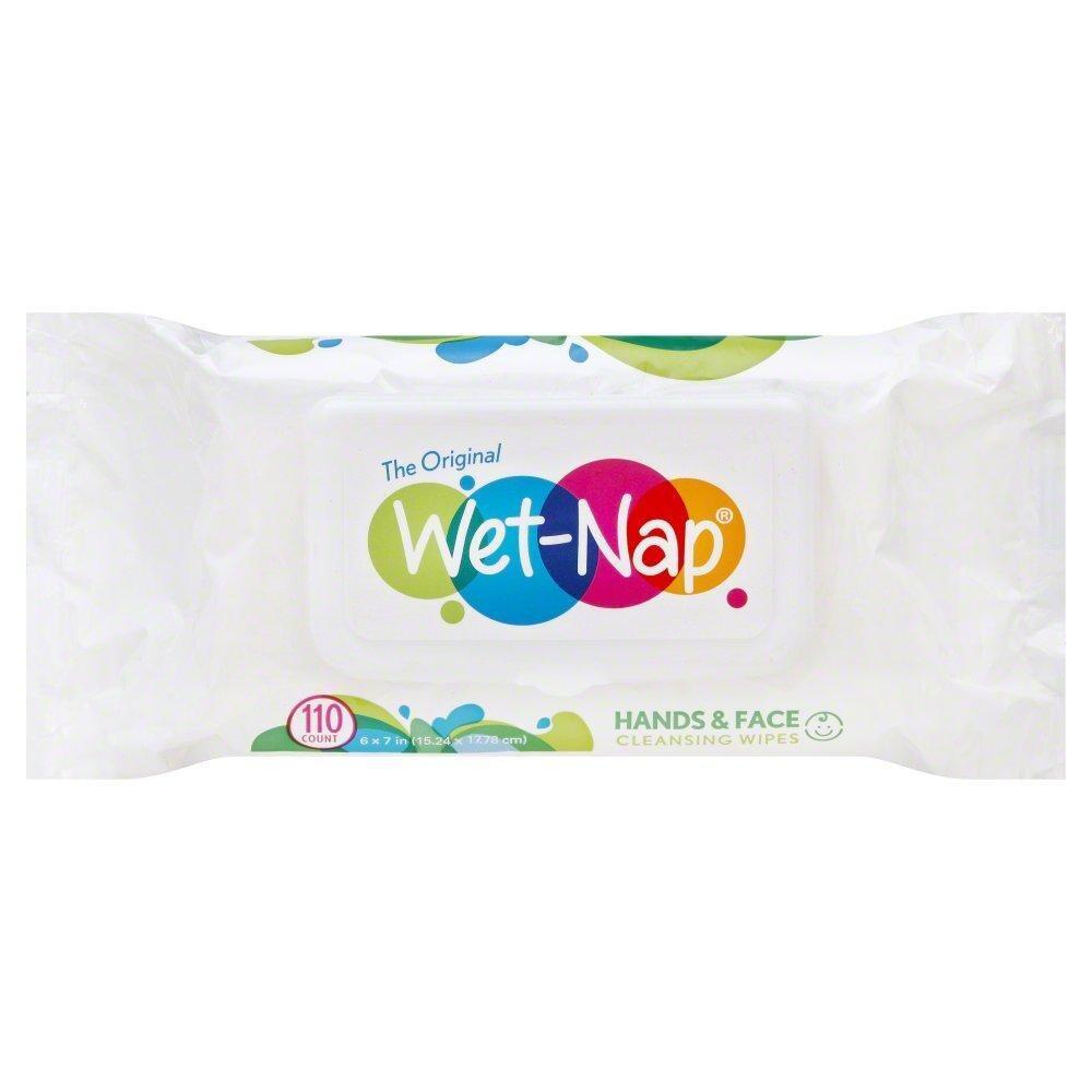 Wet Nap Hands & Face Cleansing Wipes, 110 Sheets Hand Sanitizers & Wipes Pasteur Pharmacy