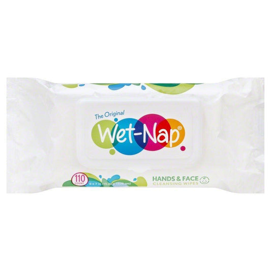 Wet Nap Hands & Face Cleansing Wipes, 110 Sheets Hand Sanitizers & Wipes Pasteur Pharmacy