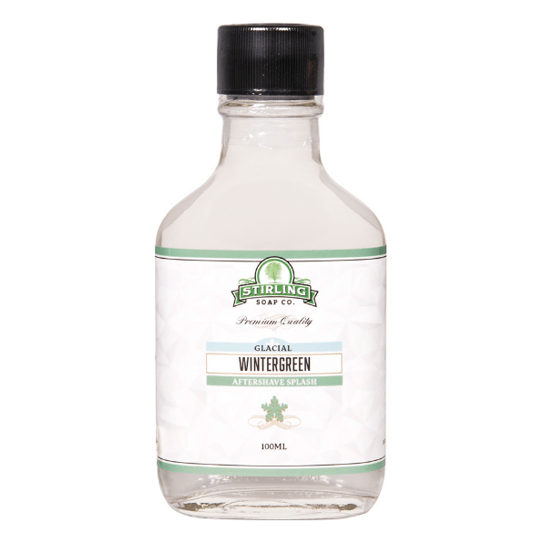 Stirling Soap Co. Glacial - Wintergreen Shaving Collection Shaving Set Pasteur Pharmacy Aftershave Splash 3.4oz