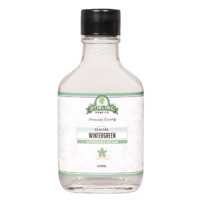 Stirling Soap Co. Glacial - Wintergreen Shaving Collection Shaving Set Pasteur Pharmacy Aftershave Splash 3.4oz