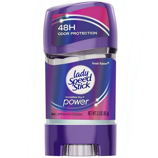 Lady Speed Stick Invisible Dry Antiperspirant/Deodorant, Power, Fresh Fusion, Gel Deodorant Pasteur Pharmacy