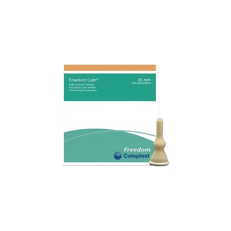 Coloplast Freedom Cath - 8400 - Male External Catheter Freedom Cath Self-Adhesive Seal Latex Large Pasteur Pharmacy