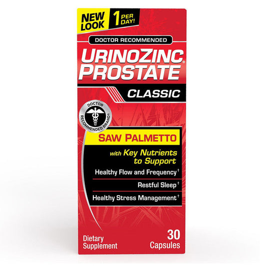 Urinozinc Prostate Classic Formula Health Supplement, 60 Capsules Vitamins & Supplements Pasteur Pharmacy
