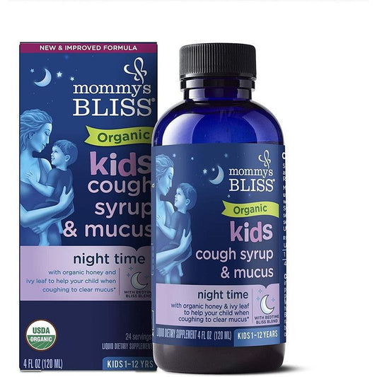 Mommy's Bliss® Organic Cough Syrup & Mucus Relief + Immunity Support (4 fl oz) Syrup Pasteur Pharmacy
