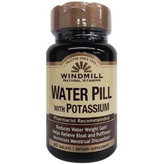 Windmill Health Water Pill With Potassium Tablets Vitamins & Supplements Pasteur Pharmacy