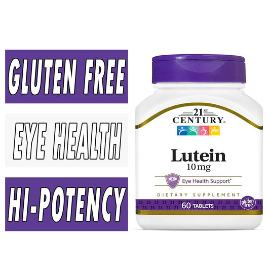 21st Century Lutein 10 Mg Tablets Vitamins & Supplements Pasteur Pharmacy