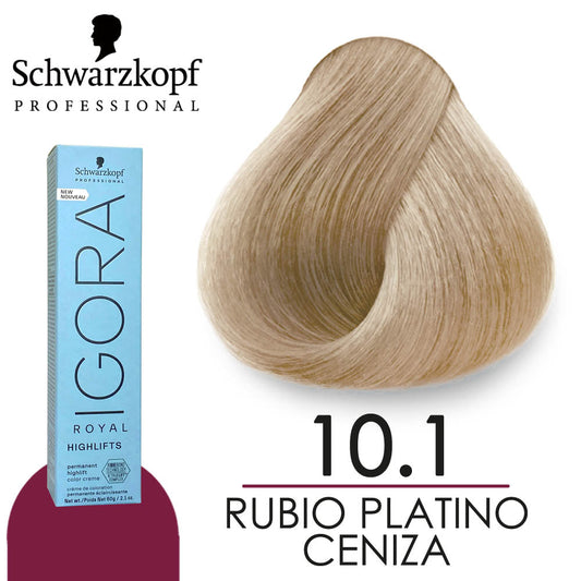 Schwarzkopf IGORA ROYAL HIGHLIFTS 10-1 Ultra Blonde Cendré 2.02oz Hair Color Pasteur Pharmacy