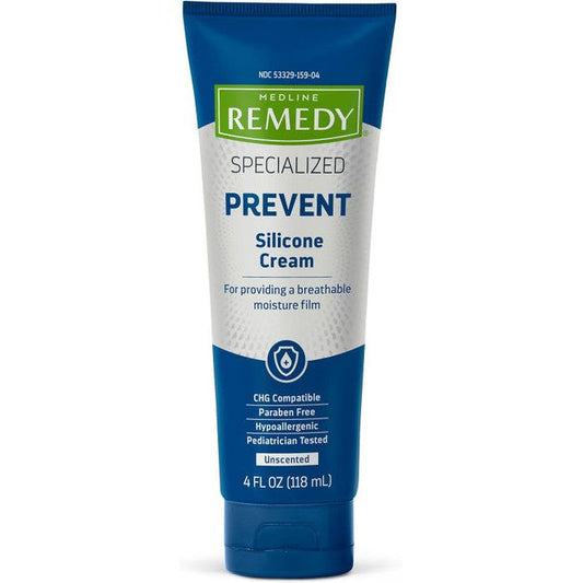 Medline Remedy Intensive Skin Therapy Hydraguard-D Silicone Barrier Cream, Nourishing And Soothing, 4 Ounce Skin Care Pasteur Pharmacy