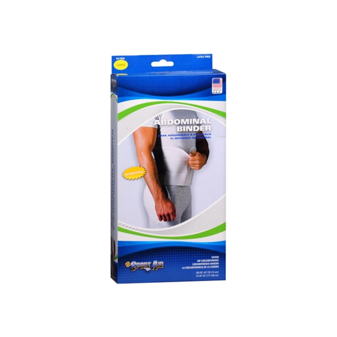 Sport Aid Abdominal Binder Large - 1 Ea Binders Pasteur Pharmacy