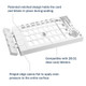 Ezy Dose Unit Tray - Monthly/Weekly Compatibility Paint Trays Pasteur Pharmacy