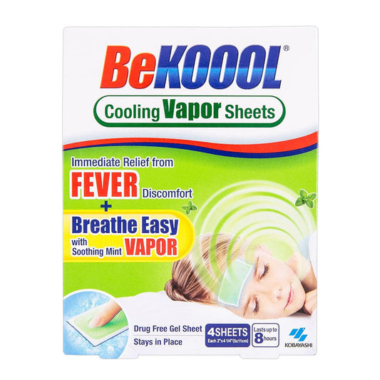 BeKOOOL Cooling Vapor Sheets Kids Fever Relief Health Care Pasteur Pharmacy