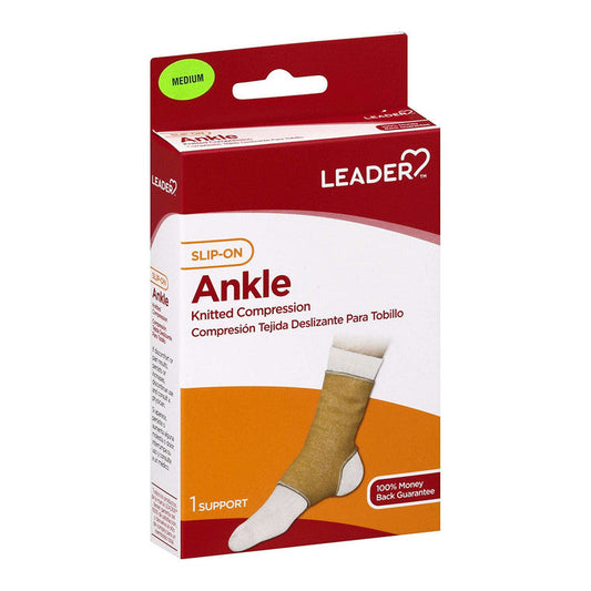 Leader Elastic Slip-On Ankle Support, Medium Plumbing Fittings & Supports Pasteur Pharmacy