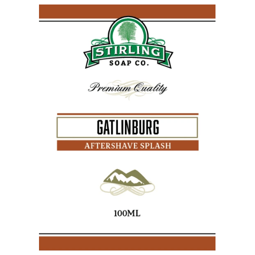 Stirling Soap Co. Gatlinburg Shaving Collection Shaving Set Pasteur Pharmacy Aftershave Splash 3.4oz