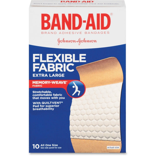 Band-Aid Flexible Fabric Bandages 10 Ea Box Medical Tape & Bandages Pasteur Pharmacy