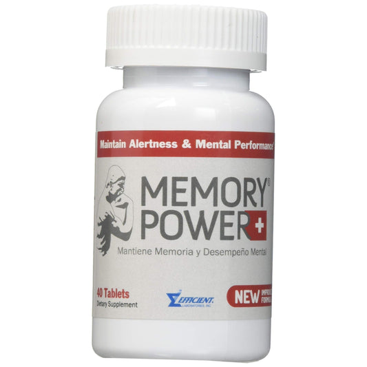 Memory Power Plus, Brain Health & Memory Support Supplement, 40 Tablets Vitamins & Supplements Pasteur Pharmacy