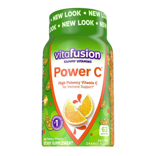 Vitafusion Power C Natural Orange Flavor Gummy Vitamins Dietary Supplement 63 Ct Bottle Vitamins & Supplements Pasteur Pharmacy