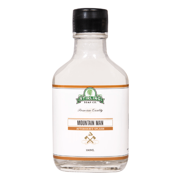 Stirling Soap Co. Mountain Man Shaving Collection Shaving Set Pasteur Pharmacy Aftershave Splash 3.3oz