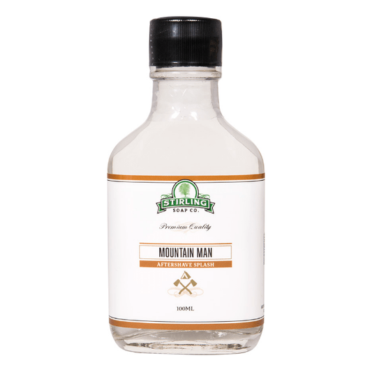 Stirling Soap Co. Mountain Man Shaving Collection Shaving Set Pasteur Pharmacy Aftershave Splash 3.3oz
