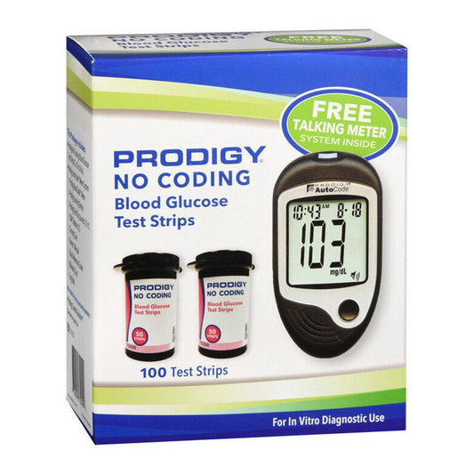Prodigy Test Strips No Coading Blood Glucose With Meter Blood Glucose Test Strips Pasteur Pharmacy