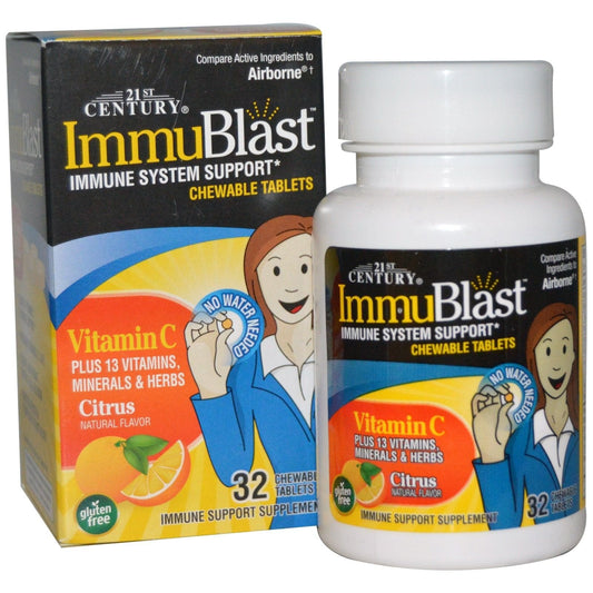 21st Century Immublast Chewable Tablets, Citrus Vitamins & Supplements Pasteur Pharmacy