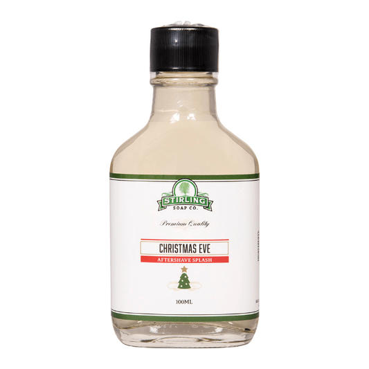 Stirling Soap Co. Christmas Eve Shaving Collection Shaving Set Pasteur Pharmacy Aftershave Splash 3.4oz