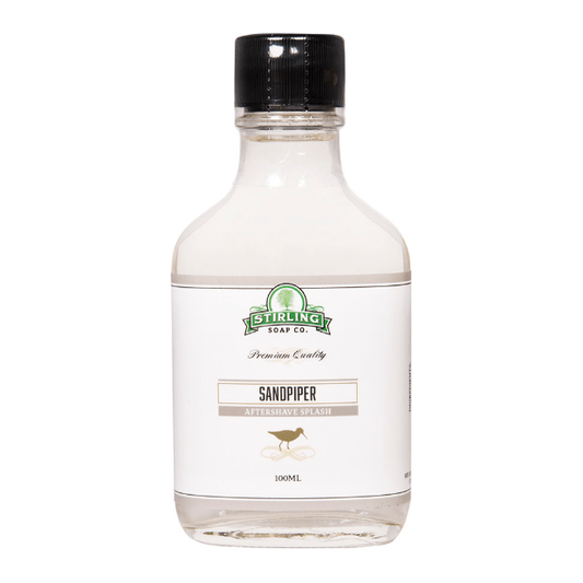 Stirling Soap Co. Sandpiper Shaving Collection Shaving Set Pasteur Pharmacy Aftershave Splash 3.3oz