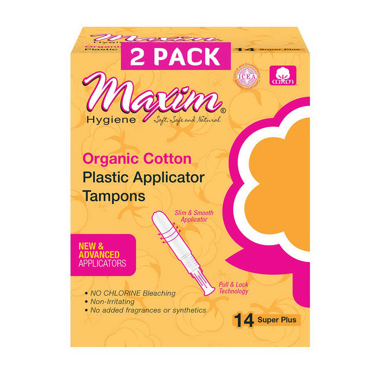 Maxim Organic Tampons Pa Spl 14 Tampons Pasteur Pharmacy