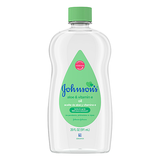 Johnson's Baby Oil Aloe Vera And Vitamin E - 20.0 Oz Body Oil Pasteur Pharmacy
