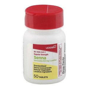 Leader Regular Strength Senna Laxative Tablets Medicine Cabinets Pasteur Pharmacy