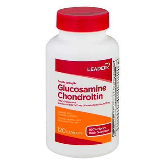 Leader Glucosamine Chondroitin - Double Strength - 120 Capsules Vitamins & Supplements Pasteur Pharmacy