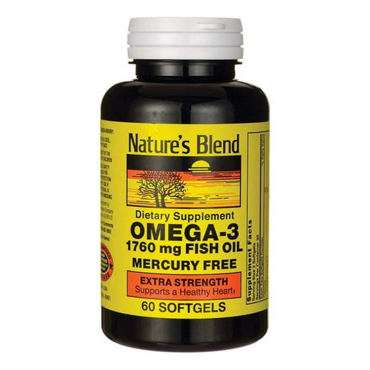 Nature's Blend Omega 3 Softgels 60 Ct Vitamins & Supplements Pasteur Pharmacy