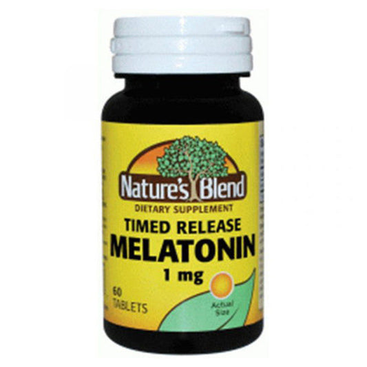 Nature's Blend Melatonin 1 Mg Tablets Vitamins & Supplements Pasteur Pharmacy