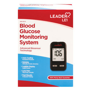 Leader® Le1 Blood Glucose Monitoring Kit Medicine Cabinets Pasteur Pharmacy