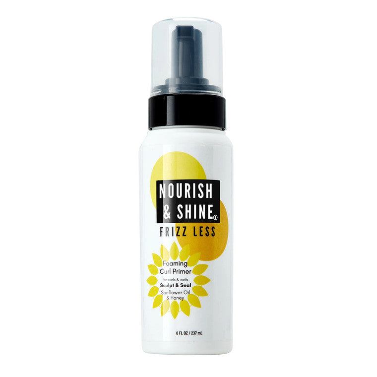 Nourish & Shine Frizz Less Foaming Curl Primer 8 Fl Oz Hair Care Pasteur Pharmacy