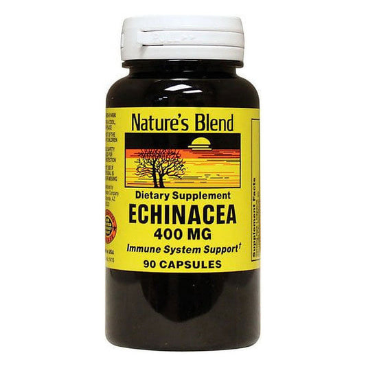 Nature's Blend S Echinacea 400 Mg 90 Capsules Vitamins & Supplements Pasteur Pharmacy
