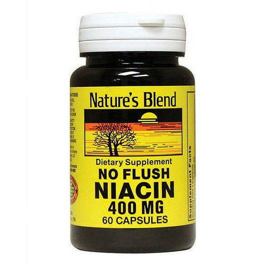Nature's Blend Niacin No Flush 400 Mg Capsules Vitamins & Supplements Pasteur Pharmacy