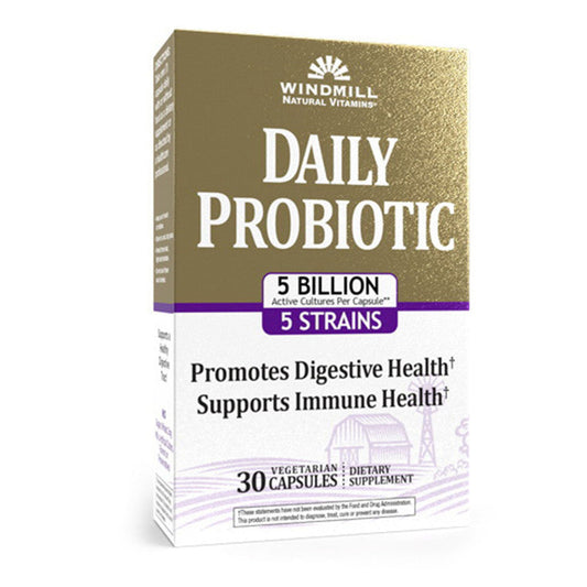 Windmill Health® Daily Probiotic – 5 Billion CFU – Capsules Vitamins & Supplements Pasteur Pharmacy