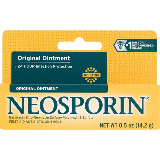 Neosporin Triple Antibiotic, Original, Ointment 0.5 Oz First Aid Pasteur Pharmacy
