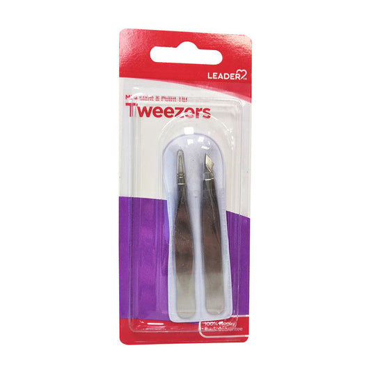Leader Tweezers Mini Slant And Point With Case Personal Care Pasteur Pharmacy