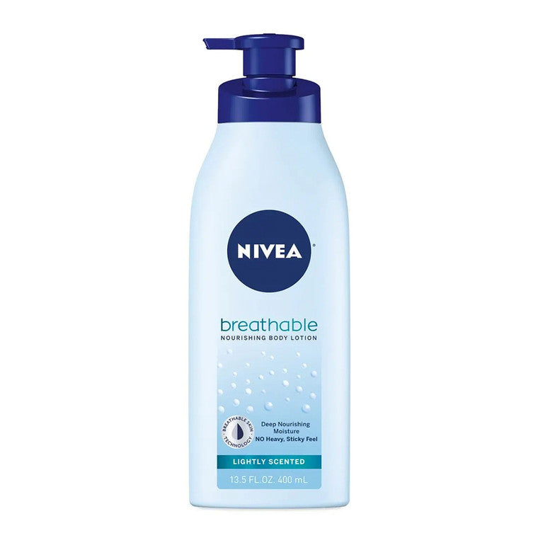 Nivea Body Care Breathable Nourishing Lotion, Lightly Scented,13.5 Oz