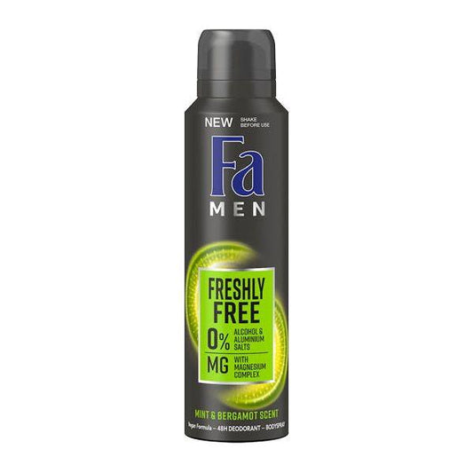 Fa Deodorant Spray with Mint and Bergamot Scent for Men - 150 ml - 5.07 Oz Personal Care Pasteur Pharmacy