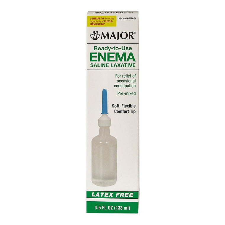 Major Enema Saline Laxative Ready-To-Use - 4.5 Oz Medicine & Drugs Pasteur Pharmacy
