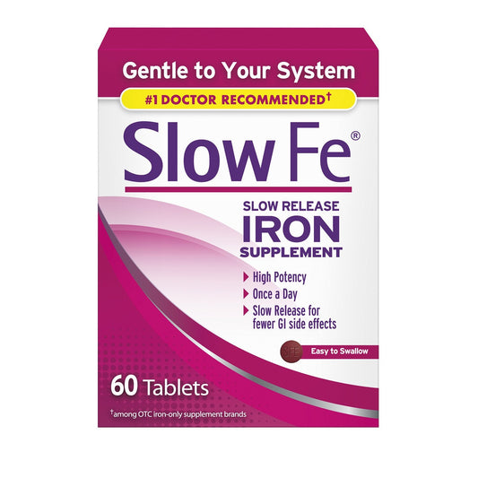 Slow Fe 2 Pack - Release Iron Tablets 60 ct Vitamins & Supplements Pasteur Pharmacy