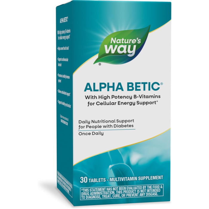 Alpha Betic For Diabetic Health Once A Day Multi Caplets 30Ct Vitamins & Supplements Pasteur Pharmacy