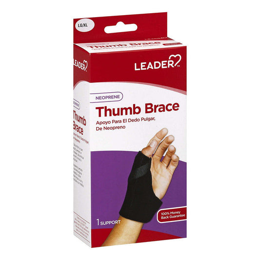Leader Thumb Spica Support Black Large/Xlarge Plumbing Fittings & Supports Pasteur Pharmacy